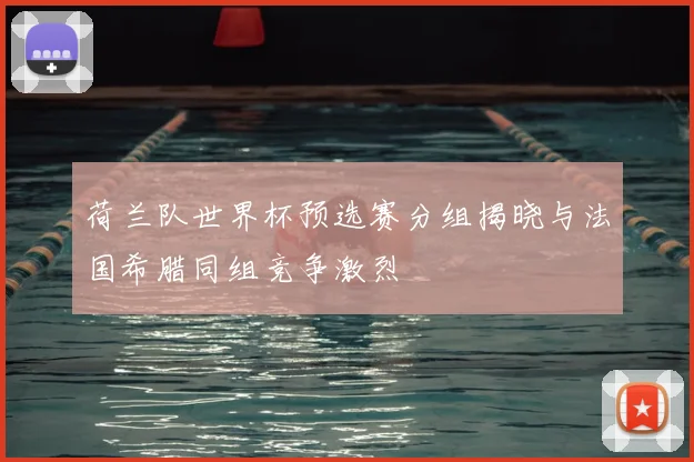 荷兰队世界杯预选赛分组揭晓与法国希腊同组竞争激烈